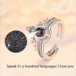 I Love You Ring 100 Language Ring