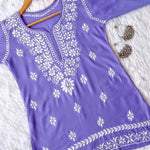 Elegance Chikankari Modal Kurti (😍50% OFF😍)