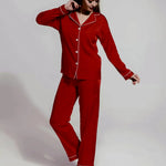 Plain Silk- Red Shapewear & Longwear