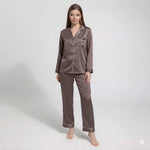 Plain Silk- Dusty Brown Shapewear & Longwear